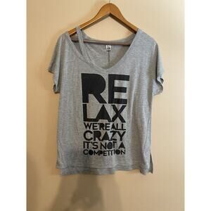 Hybrid Clothing Women’s Gray T Shirt Size Medium